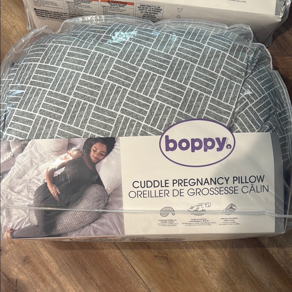 Boppy Gray Cuddle Pregnancy Pillow